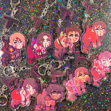 Load image into Gallery viewer, Resident Evil DEEBEEDEE SURVIVORS - connected acrylic keychain
