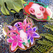 Load image into Gallery viewer, ANIMAL SKULLS - 2.5" acrylic keychain