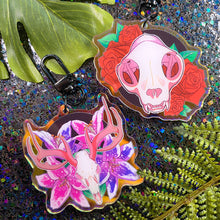 Load image into Gallery viewer, ANIMAL SKULLS - 2.5" acrylic keychain