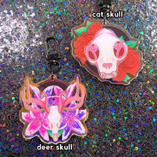Load image into Gallery viewer, ANIMAL SKULLS - 2.5" acrylic keychain