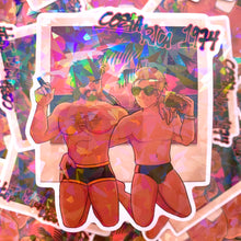 Load image into Gallery viewer, Metal Gear Solid BBKAZ SUMMER - 4" holographic vinyl sticker