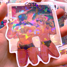 Load image into Gallery viewer, Metal Gear Solid BBKAZ SUMMER - 4" holographic vinyl sticker
