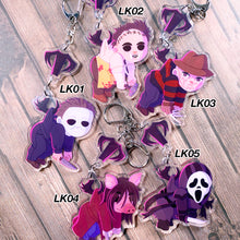 Load image into Gallery viewer, DEEBEEDEE KILLER GUESTS - connected acrylic keychain