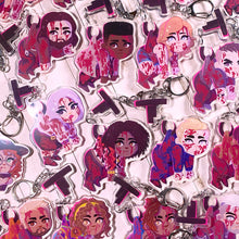 Load image into Gallery viewer, DEEBEEDEE SURVIVORS - connected acrylic keychain
