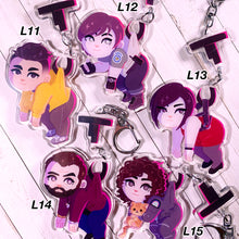 Load image into Gallery viewer, DEEBEEDEE SURVIVOR GUESTS - connected acrylic keychain