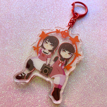 Load image into Gallery viewer, Fatal Frame CRIMSON BUTTERFLY - 3" acrylic keychain