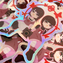 Load image into Gallery viewer, Fatal Frame CRIMSON BUTTERFLY - 3" holographic vinyl sticker