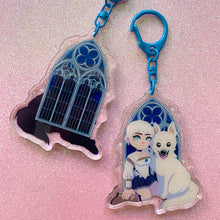 Load image into Gallery viewer, HAUNTING GROUND - 3" acrylic keychain