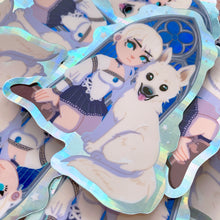 Load image into Gallery viewer, HAUNTING GROUND - 3" holographic vinyl sticker