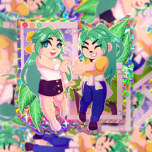 Load image into Gallery viewer, Higurashi MION AND SHION - 3" prismatic holo sticker