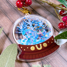 Load image into Gallery viewer, Jojo Horses SNOWGLOBE - 3.5" shaker charm
