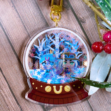 Load image into Gallery viewer, Jojo Horses SNOWGLOBE - 3.5" shaker charm