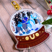 Load image into Gallery viewer, Jojo Horses SNOWGLOBE - 3.5" shaker charm