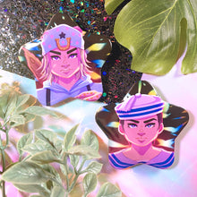 Load image into Gallery viewer, JJBA JOESTARS - 2.25" star shaped button