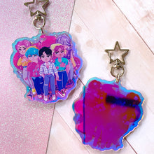 Load image into Gallery viewer, K-Pop Demon Girls SAJA BOYS - 2.75" iridescent acrylic keychain