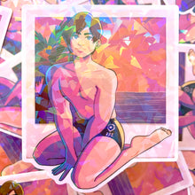 Load image into Gallery viewer, Resident Evil LEON RPD SUMMER - 4" holographic vinyl sticker