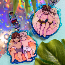 Load image into Gallery viewer, Metal Gear Solid SUMMER VIBES - 2.5" ripple acrylic keychain