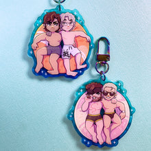 Load image into Gallery viewer, Metal Gear Solid SUMMER VIBES - 2.5" ripple acrylic keychain