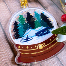 Load image into Gallery viewer, Metal Gear Solid ALASKAN SNOWGLOBE - 3.5" shaker charm