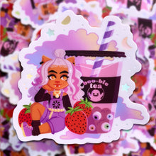 Load image into Gallery viewer, Monster School WEREWOLF BOBA - 3" holographic vinyl sticker