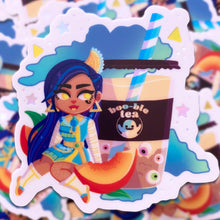 Load image into Gallery viewer, Monster School MUMMY BOBA - 3" holographic vinyl sticker