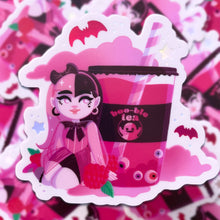 Load image into Gallery viewer, Monster School VAMPIRE BOBA - 3" holographic vinyl sticker