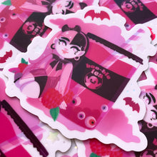 Load image into Gallery viewer, Monster School VAMPIRE BOBA - 3" holographic vinyl sticker