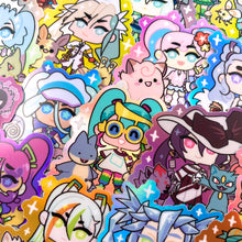 Load image into Gallery viewer, PROJECT VOLTAGE - 3" holographic vinyl stickers