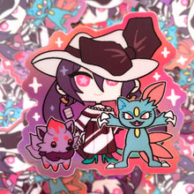 Load image into Gallery viewer, PROJECT VOLTAGE - 3" holographic vinyl stickers