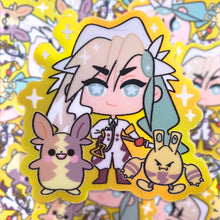 Load image into Gallery viewer, PROJECT VOLTAGE - 3" holographic vinyl stickers