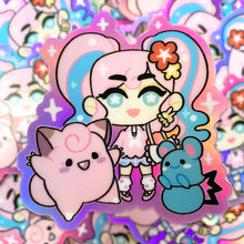 Load image into Gallery viewer, PROJECT VOLTAGE - 3" holographic vinyl stickers