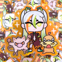 Load image into Gallery viewer, PROJECT VOLTAGE - 3" holographic vinyl stickers