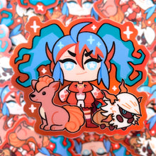 Load image into Gallery viewer, PROJECT VOLTAGE - 3" holographic vinyl stickers