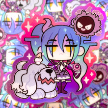 Load image into Gallery viewer, PROJECT VOLTAGE - 3" holographic vinyl stickers