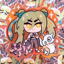 Load image into Gallery viewer, PROJECT VOLTAGE - 3" holographic vinyl stickers