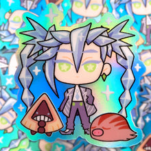 Load image into Gallery viewer, PROJECT VOLTAGE - 3" holographic vinyl stickers