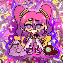 Load image into Gallery viewer, PROJECT VOLTAGE - 3" holographic vinyl stickers