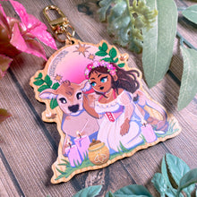 Load image into Gallery viewer, BELTANE - 3" wooden keychain
