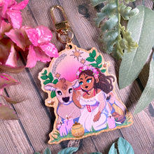 Load image into Gallery viewer, BELTANE - 3" wooden keychain