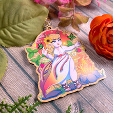 Load image into Gallery viewer, LITHA - 3" wooden keychain