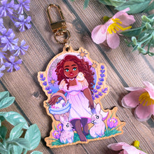 Load image into Gallery viewer, OSTARA - 3" wooden keychain