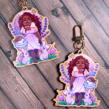 Load image into Gallery viewer, OSTARA - 3" wooden keychain