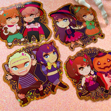 Load image into Gallery viewer, Persona 4 HALLOWEEN - 3" glitter stickers