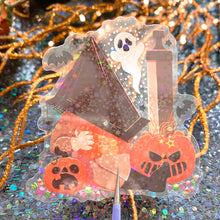 Load image into Gallery viewer, Silent Hill HALLOWEEN PYRAMID - 3" holographic clear sticker