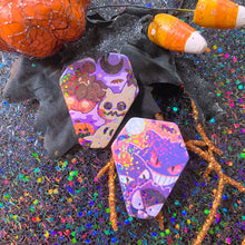 Load image into Gallery viewer, Pkmn GHOSTS - 2" coffin shaped buttons