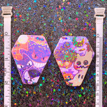 Load image into Gallery viewer, Pkmn GHOSTS - 2" coffin shaped buttons