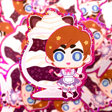 Load image into Gallery viewer, Resident Evil MAID CAFE - 3" holographic glitter stickers