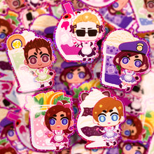 Load image into Gallery viewer, Resident Evil MAID CAFE - 3" holographic glitter stickers