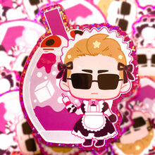 Load image into Gallery viewer, Resident Evil MAID CAFE - 3" holographic glitter stickers