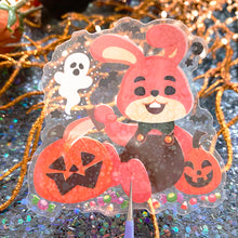 Load image into Gallery viewer, Silent Hill HALLOWEEN ROBBIE - 3" holographic clear sticker
